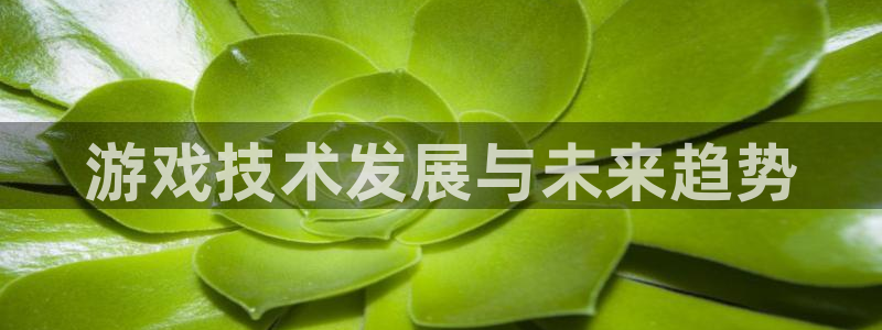 沐鸣娱乐2登录平台：游戏技术发展与未来趋势