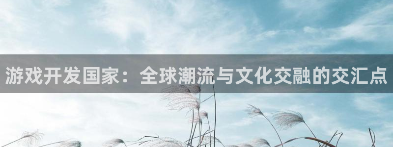 沐鸣2在线登录注册：游戏开发国家：全球潮流与文化交融的交汇点